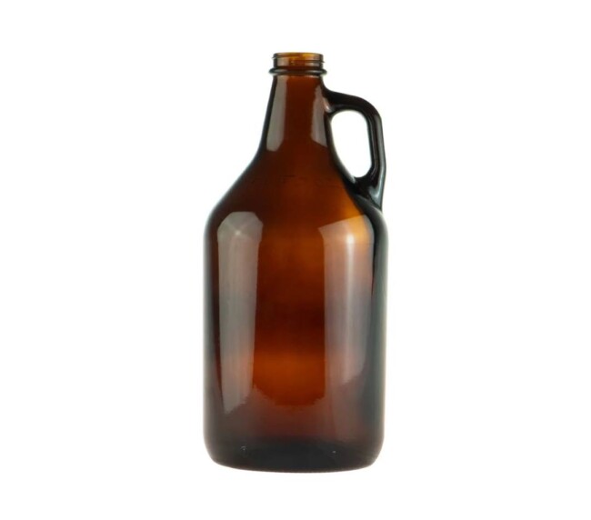 Garrafa de vidro ambar 1.9 Lt