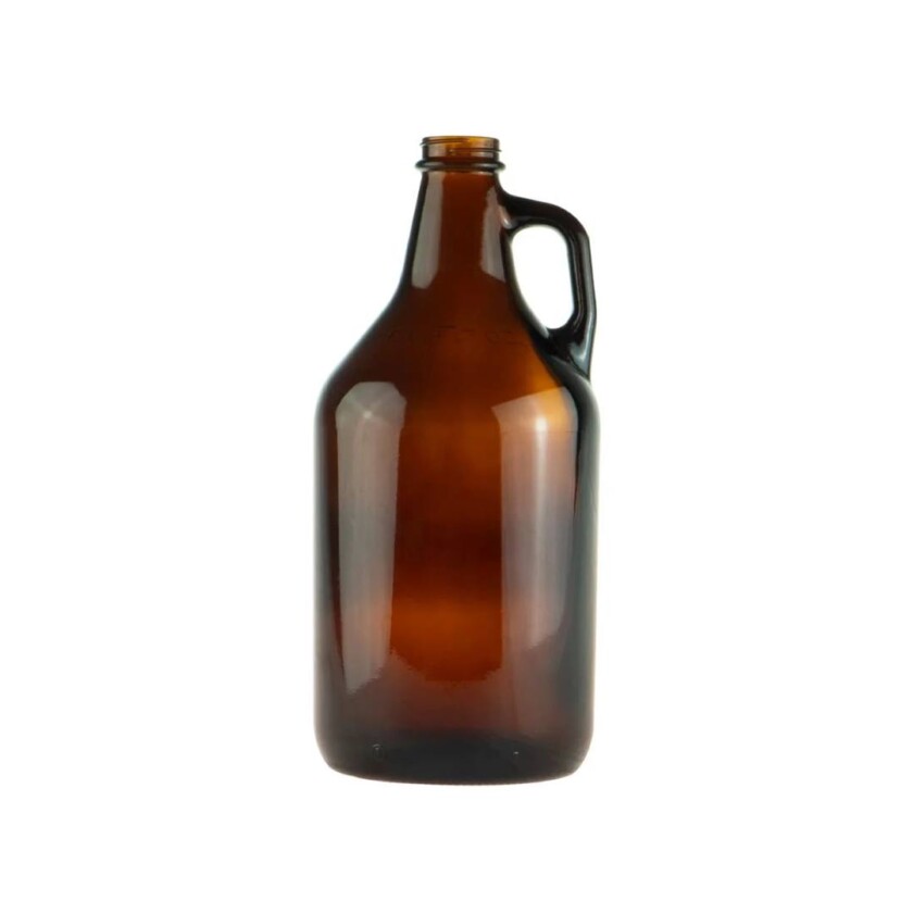 Garrafa de vidro ambar 1.9 Lt