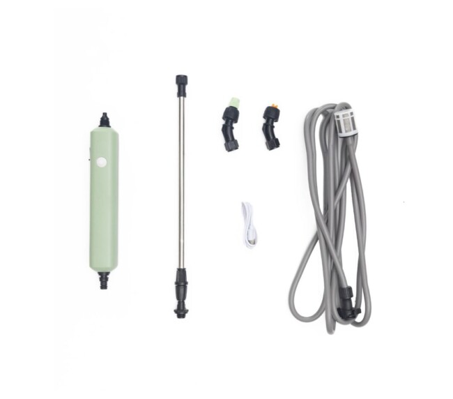 Pulverizador Automático Extensível com bateria e carregamento usb e engate rápido