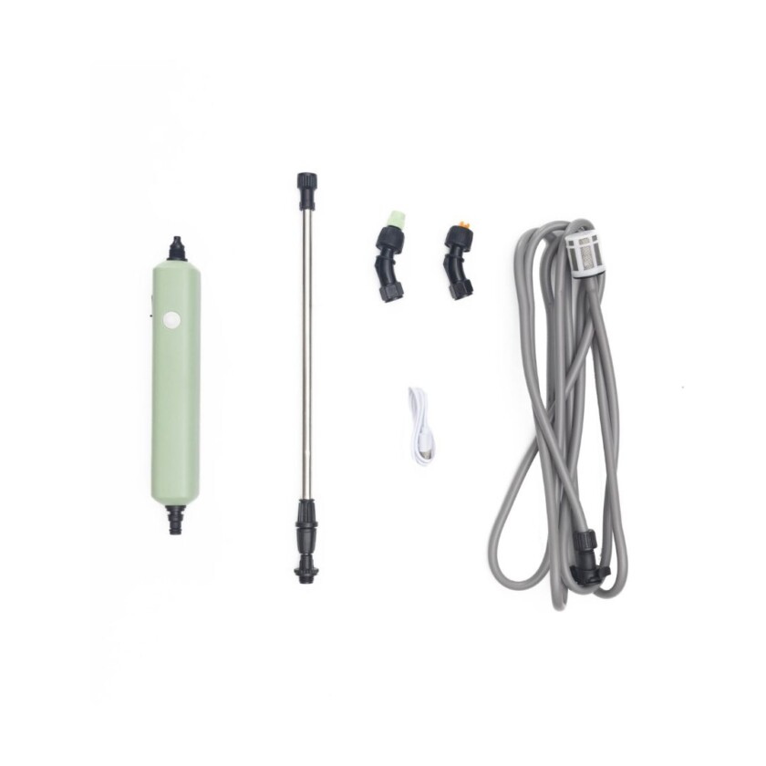 Pulverizador Automático Extensível com bateria e carregamento usb e engate rápido