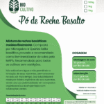 Pó de Rocha Basalto | Remineralizador Natural de Solo – BioCultivo