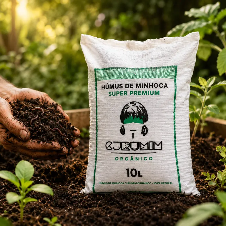 Humus de minhoca premium – Curumim Orgânico
